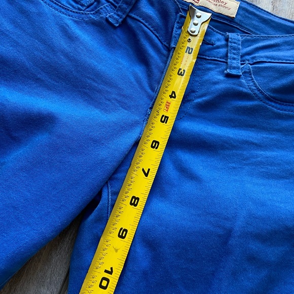 Cobalt Blue Low Rise Skinny Jeans - Junior 3 Regular - Picture 6 of 7